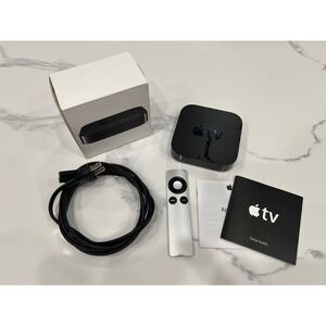 Genuine OEM Apple TV 2nd Generation Media Streamer A1378 Cable, Remote, Box